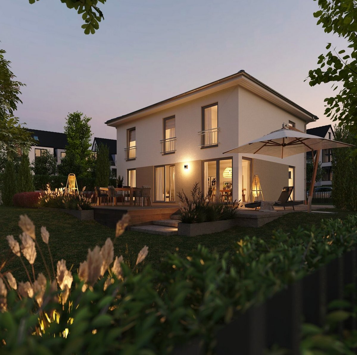 Final_Ext_Stadthaus_Flair_152_GardenView_WD_Abend_full