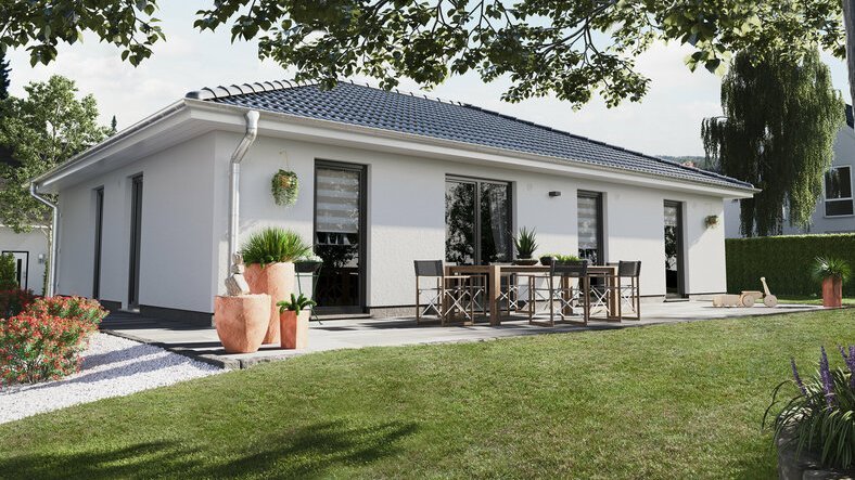 Bungalow-110-Garten-Elegance Der Bungalow 110