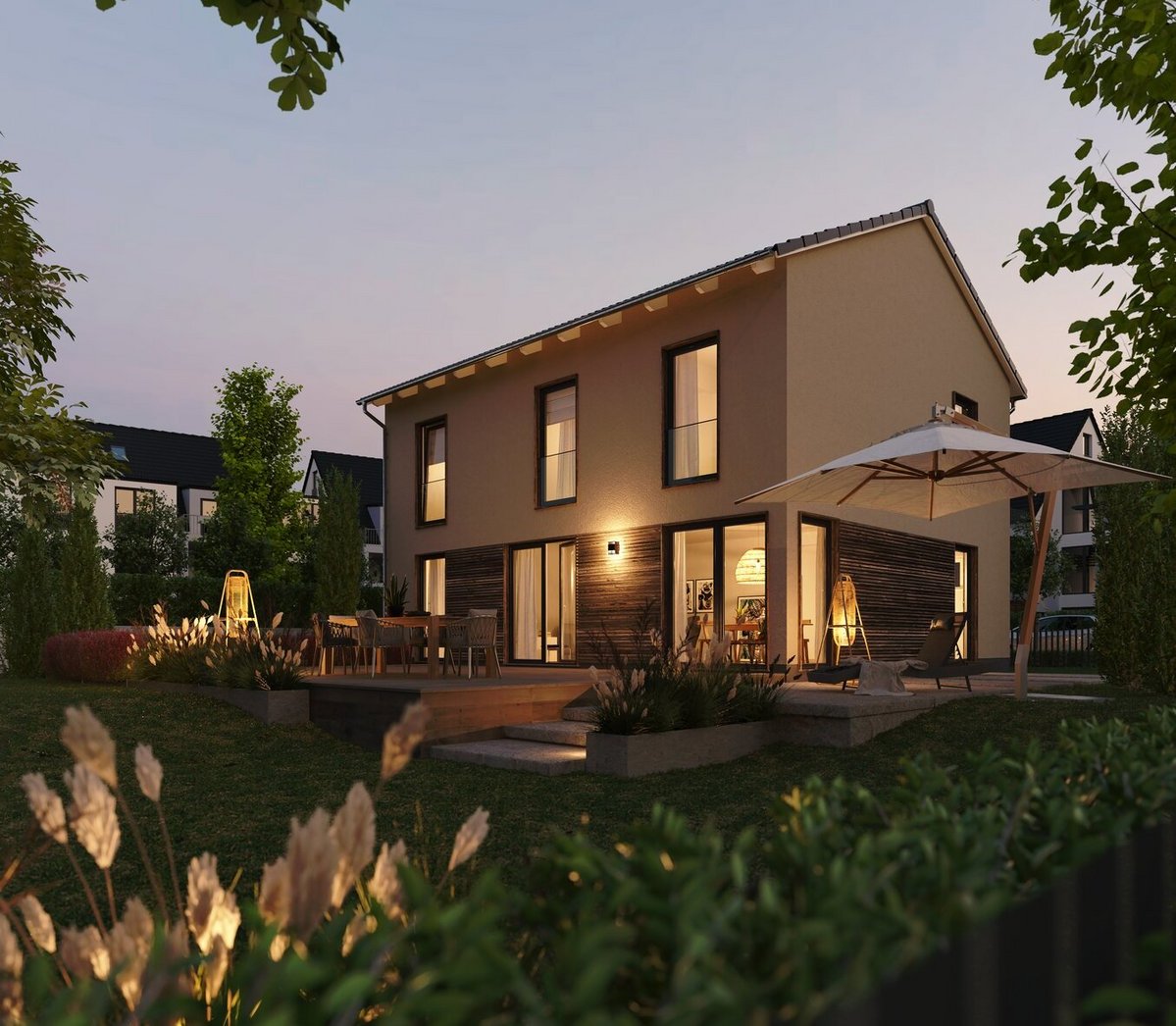 Final_Ext_Stadthaus_Flair_152_GardenView_Abend_full